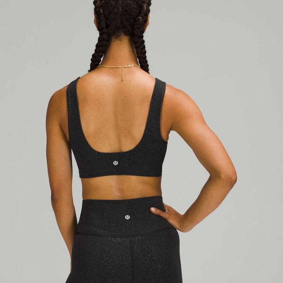 Lululemon Everlux Cut-Out Train Bra *Medium Support, B/C Cups Crunch Black - 8 - Picture 2 of 5